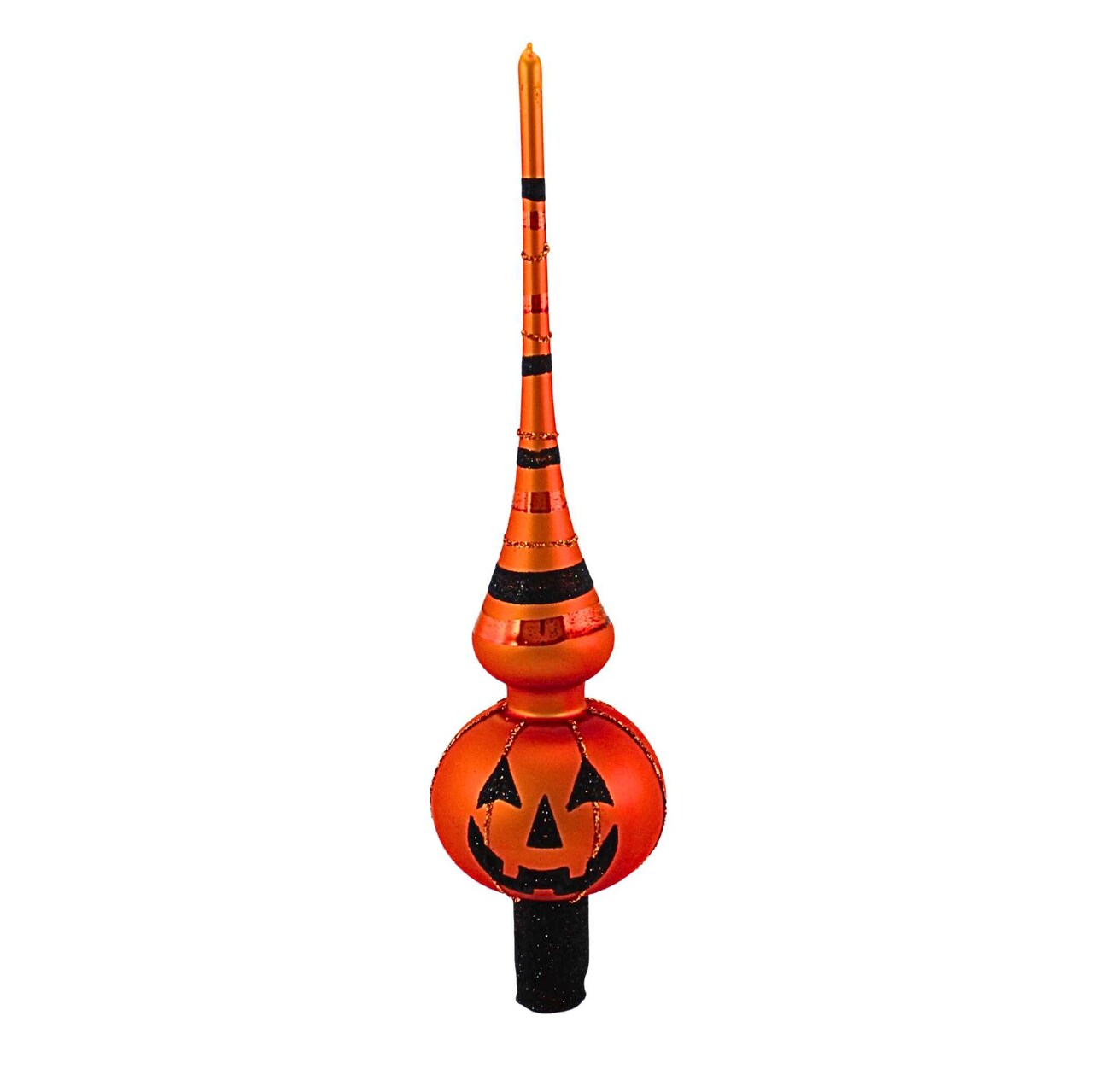 Santa Land 13.0 Inch Ferguson Mcfright Tree Topper Halloween Tree Topper , Finial Halloween Pumpkin